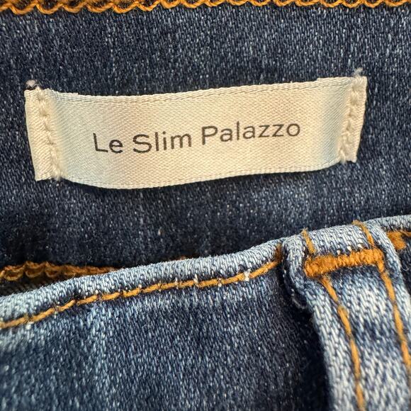 FRAME Le Slim Palazzo Bardot Pocket Jeans Cursive - Picture 12 of 15